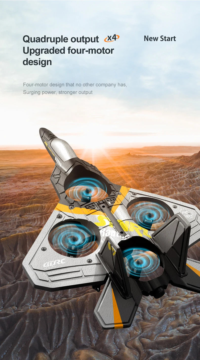 Mini Drone Rc Plane Aircraft 2Ch Remote Control Airplane Stunt Rolling Fighter Model Glider Foam Dron Children's Toys for boys