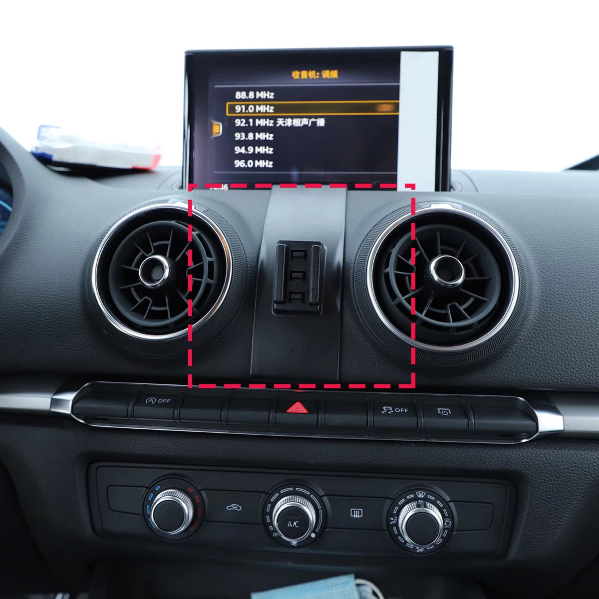 Car Phone Holder For AUDI A3 S3 8V 2014 2015-2020 Magnetic Wireless Charging Magsafe Dedicated Mobile phone stand Accessories