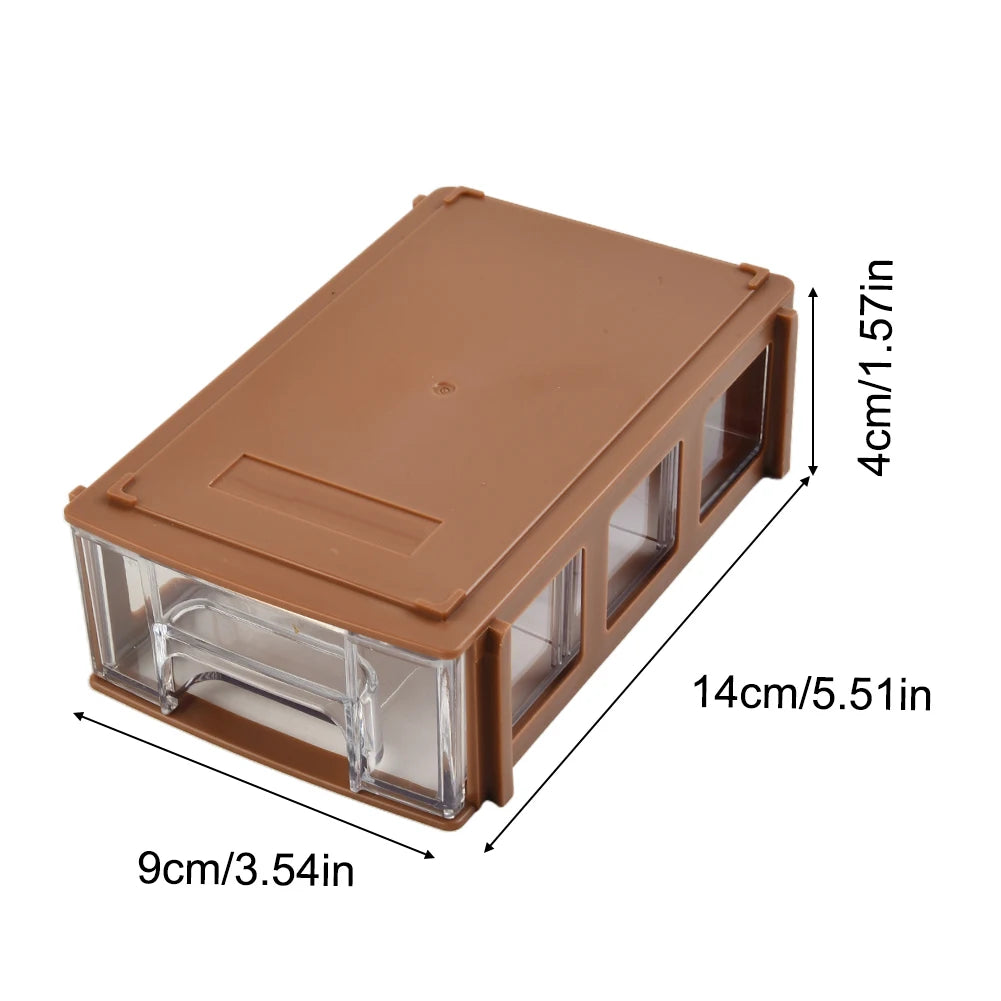 Storage Box Stackable Plastic Hardware Parts Storage Boxes Component Screws Tools Organizer Combined Cabinet Drawer Case Box