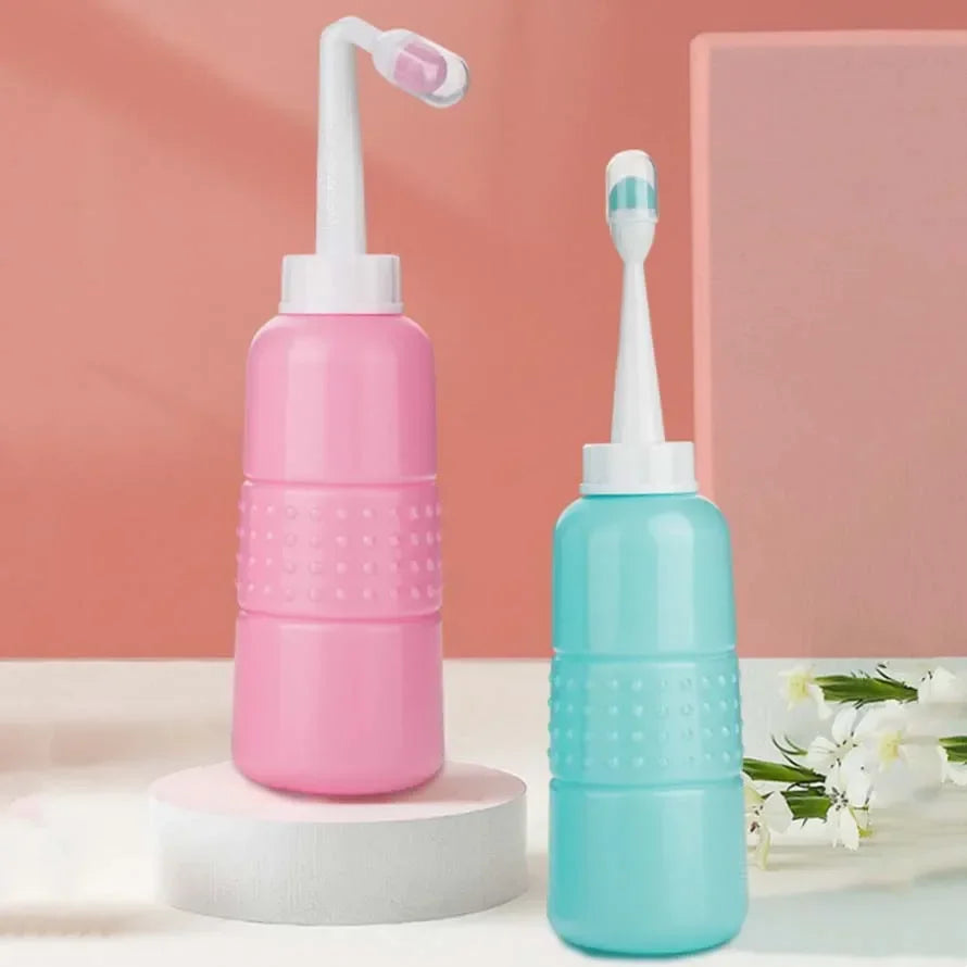 500ML Portable Bidet Rinse Bottle Mini Handheld Feminine Clean Care Perineal Washer for Postpartum Maternity Travel Use