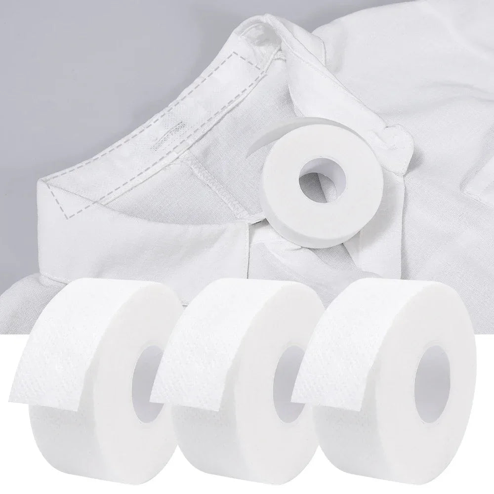 Disposable Self-Adhesive Collar Sticker Women Absorbent Anti-dirt T-shirt Collar Stickers Protector Neck Liner Pads Accessories
