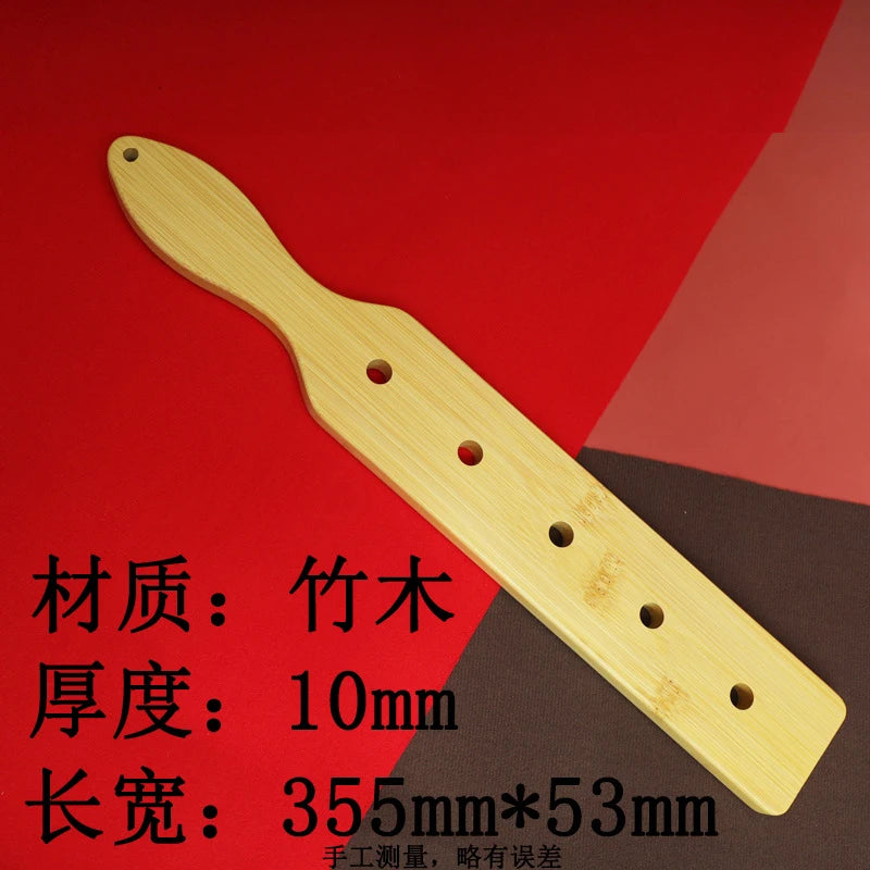 Traditional Handcrafted Bamboo Spanking Paddle – Equestrian Horse Whip & Discipline Tool