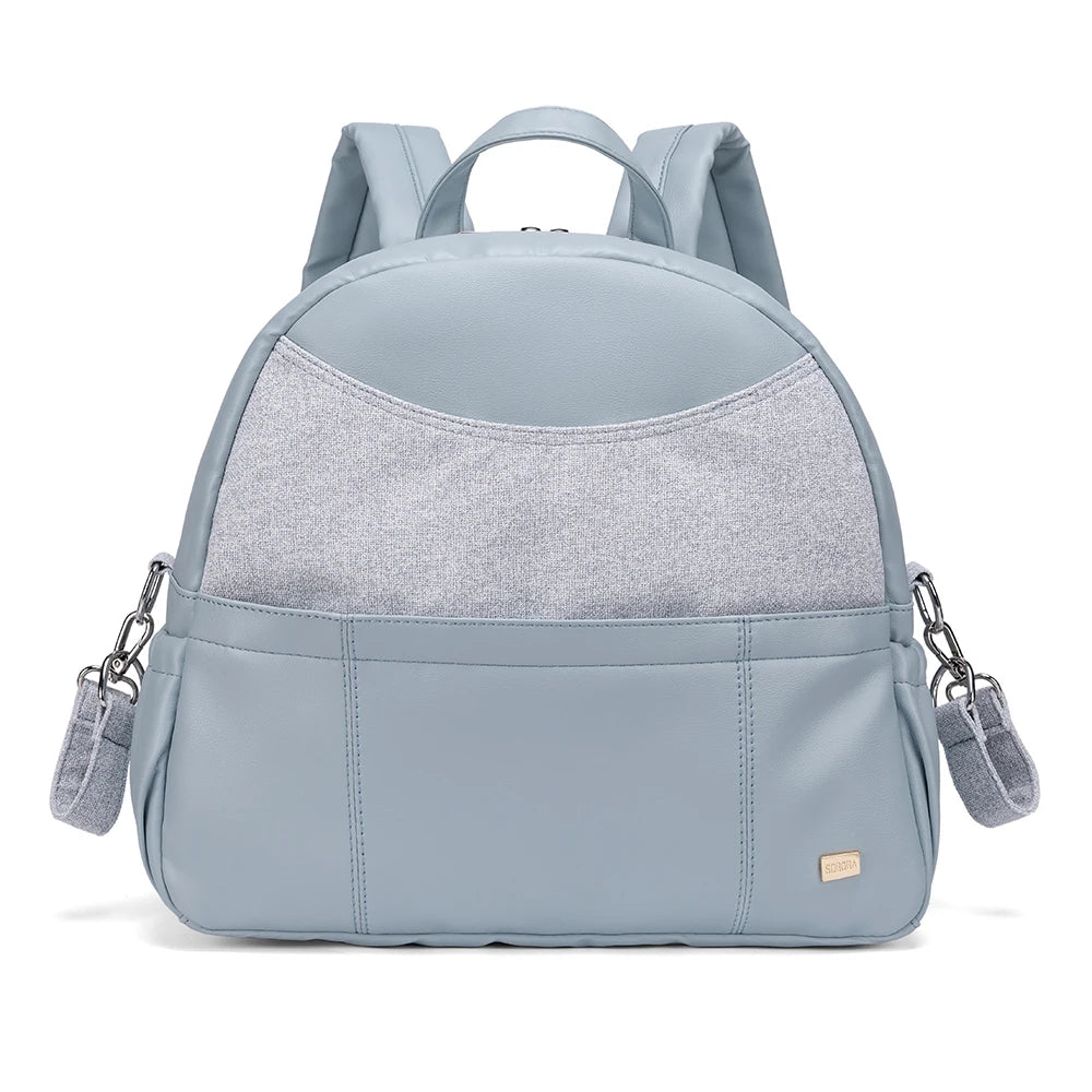 Soboba Diaper Backpack for Women Large Capacity Multi-functional Nappy Changing Bag with 2 Straps can Hang on Stroller