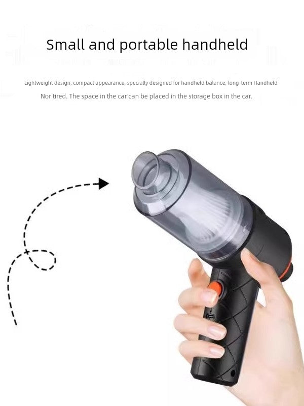 Mini Car Wireless Charging Automobile Vacuum Cleaner For Home Powerful Large Suction High Power Small Handheld Vacuum Cleaner