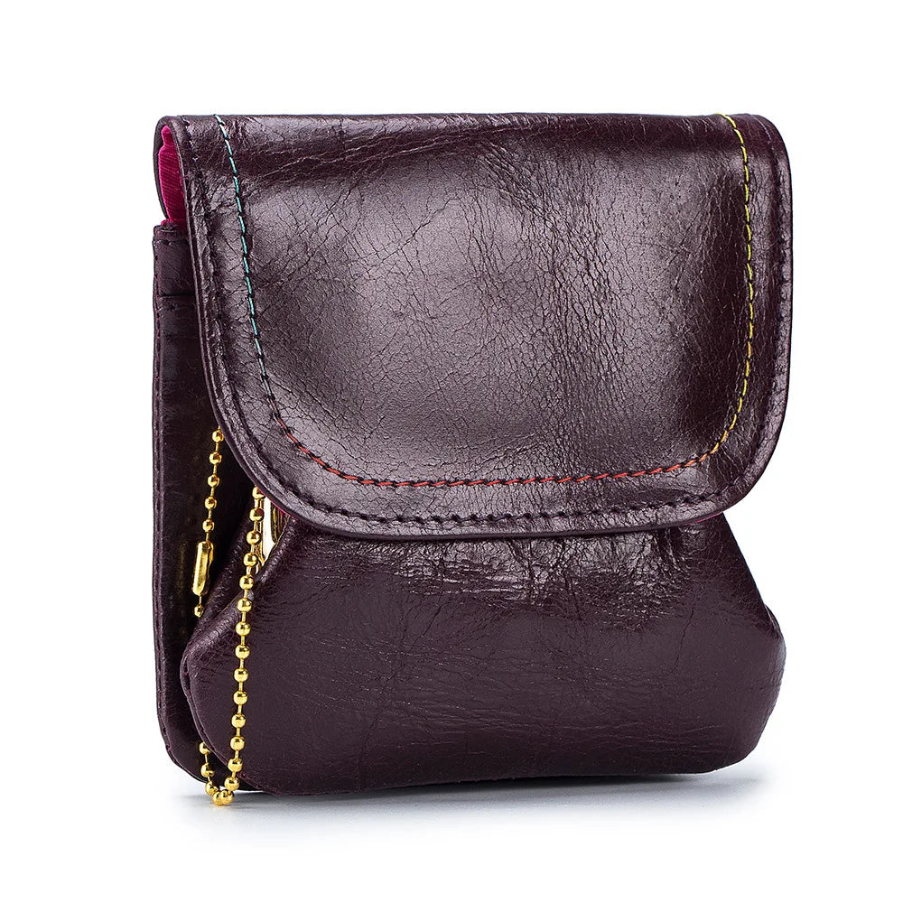 New Cowhide Wallets for Women Female Genuine Leather Purses Fashion Large Capacity Cute Wallet Money Bag Small Coin Card Holders