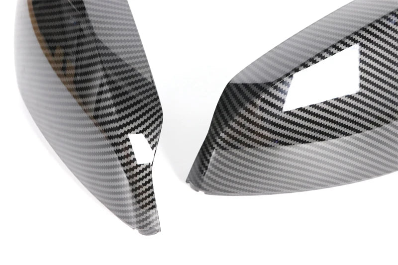 Carbon Fiber Rearview Mirror Cap Wing Side Mirror Cover Fit For Audi A3 S3 RS3 8Y RS 3 2021 2022 2023 2024 Replacement