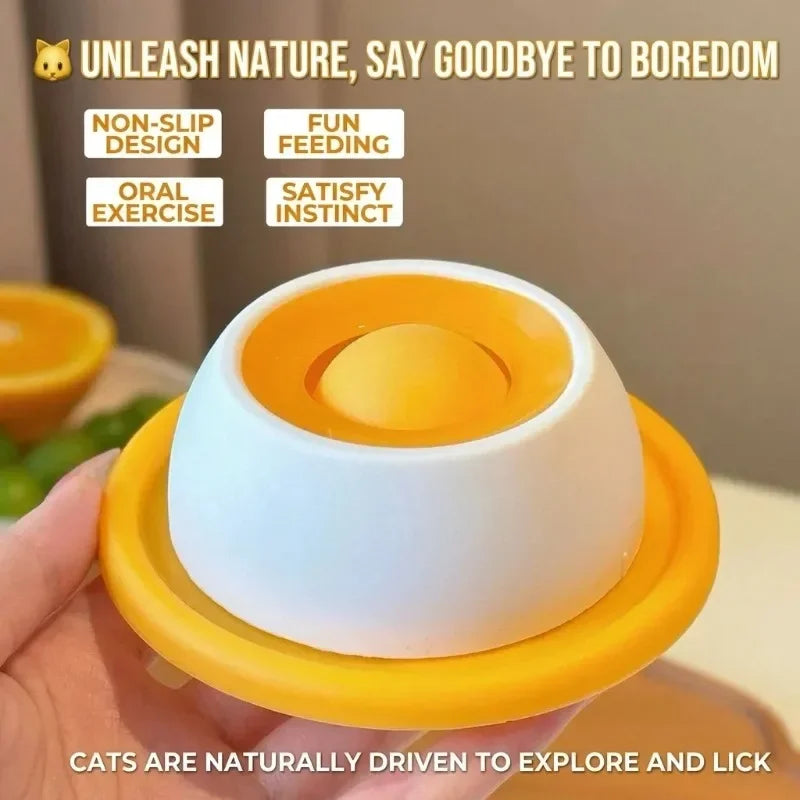 Pet Lick Feeder Bowl Slow Feeder for Dogs Cats Anti Anxiety Interactive Treat Toy Non-Slip Suction Licking Mat for Oral Care