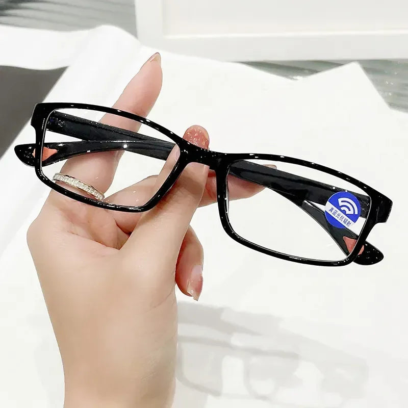 Multifocal Progressive Reading Glasses Men Intelligent Small Frame Ultralight Anti Blue Light Presbyopic Eyewear Women +1.0~+4.0