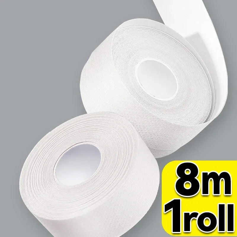 8/40M Hat Shirt Collar Anti-dirty Grime Protector Fixing Sticker Self-adhesive Disposable Tape Rolled Sweat-absorbent Tape