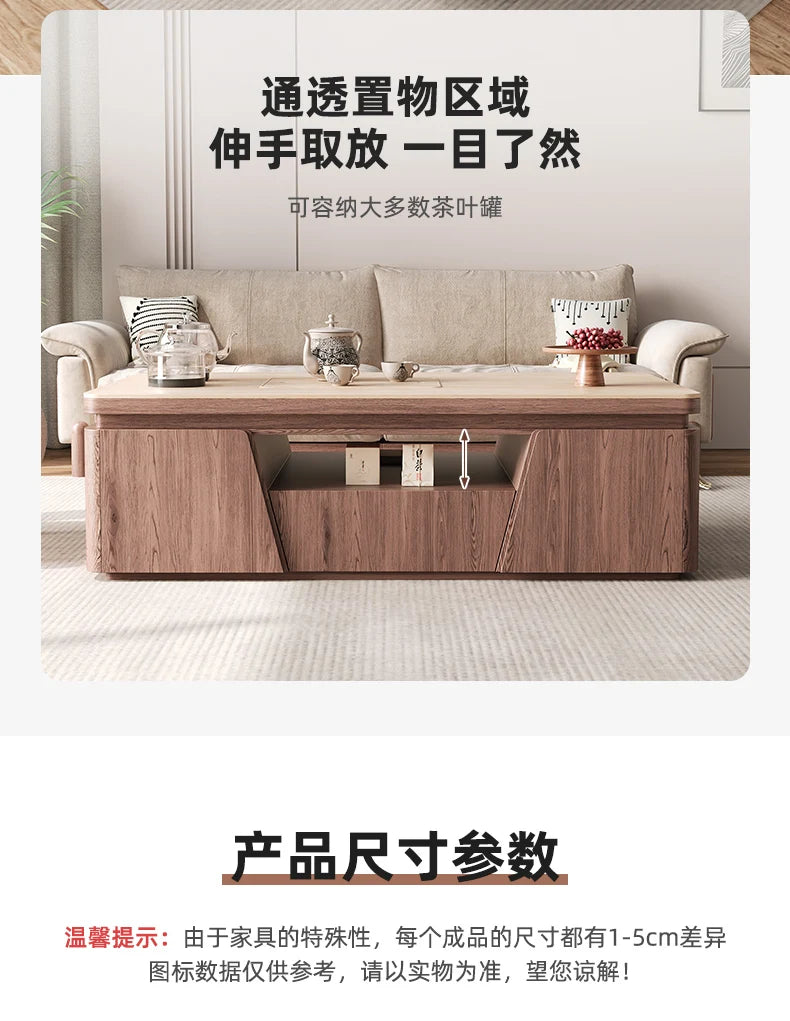 Modern Home Coffee Tables Storage Shelf Table Basse Table Sturdy Frame Easy Suitable Mesa De Centro Sala Living Room Furniture