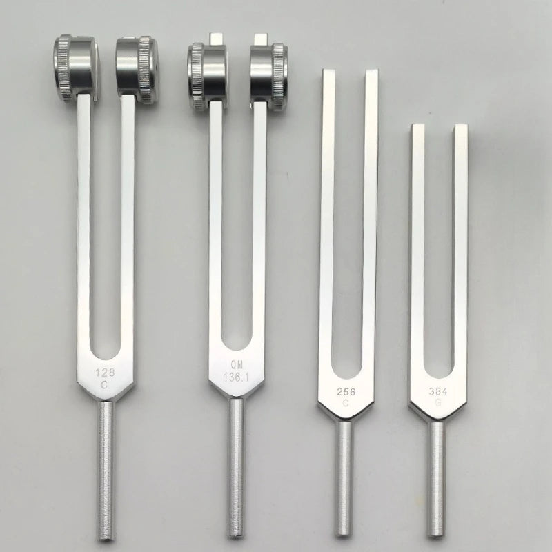 Diapason Tuning Fork Full Set Healing Chakras Tuning Forks Meditation Aluminum Alloy Forks Sound Therapy Percussion Instruments