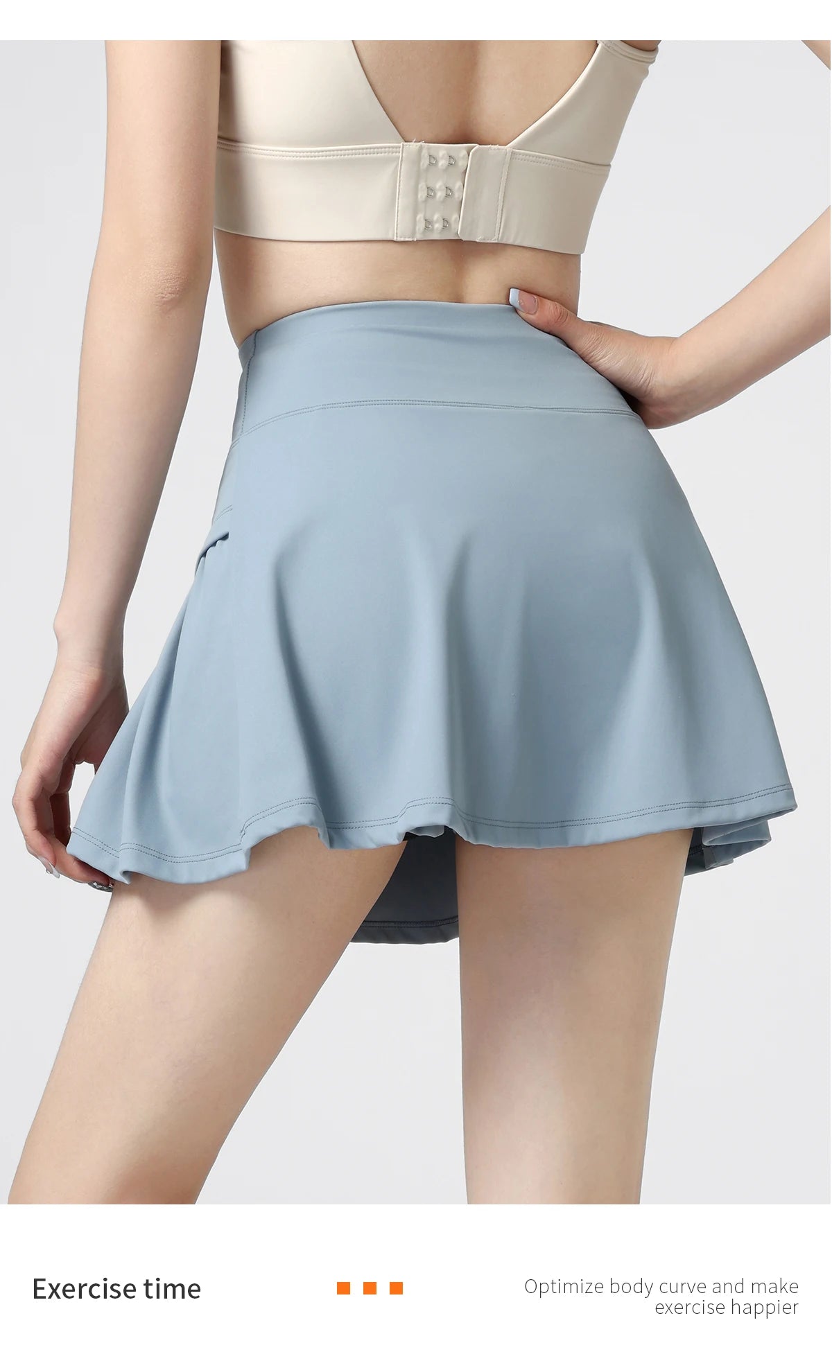 DRUR High Waist Tennis Skirts For Women Skirt Shorts With Pocket Summer Sports Golf Yoga Mini Skirts Athletic Workout Wear 2025