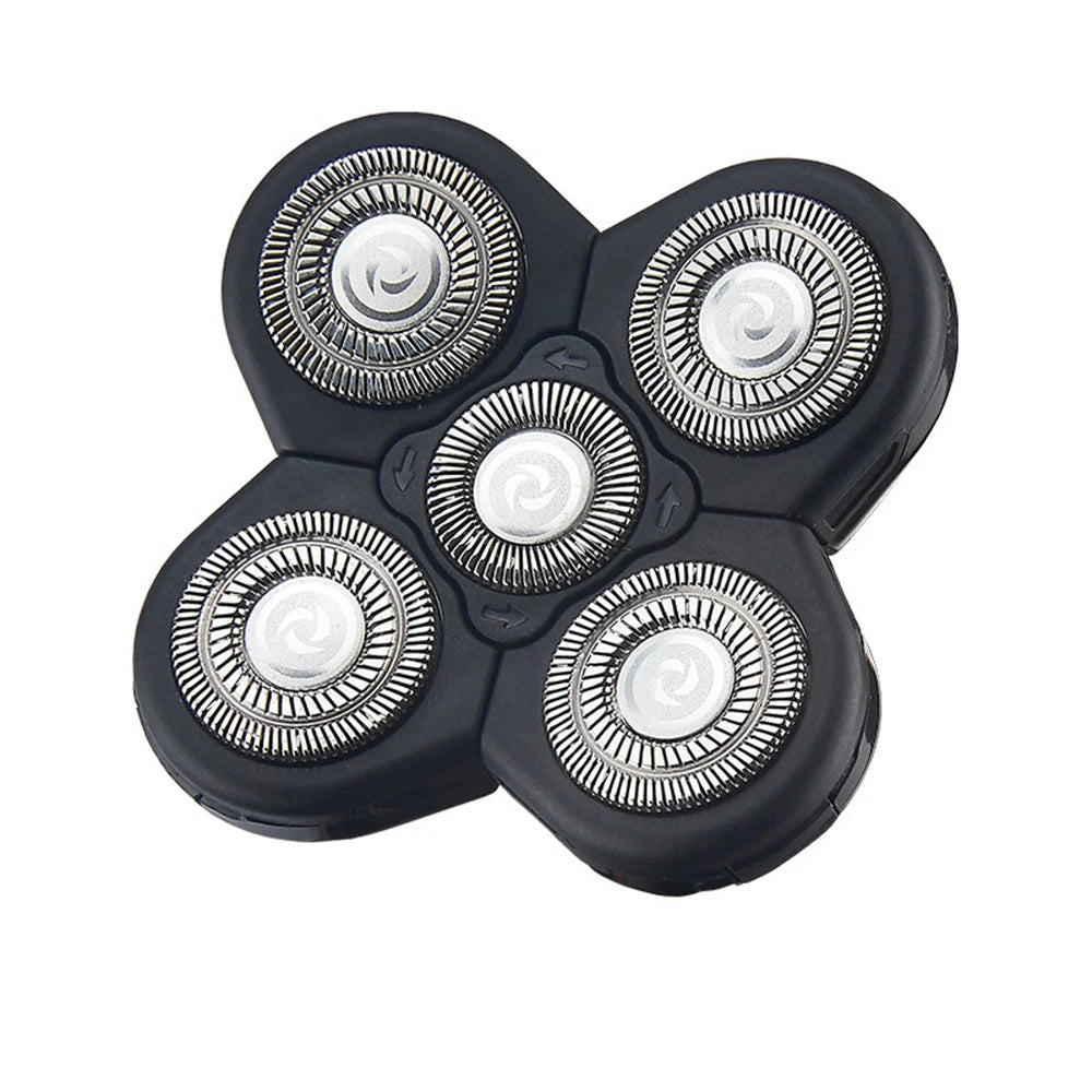 1PCS Replacement Shaver Head Electric Shaver 5D Independently 5 Cutter Floating Head Waterproof Stainless Steel Razor Blade