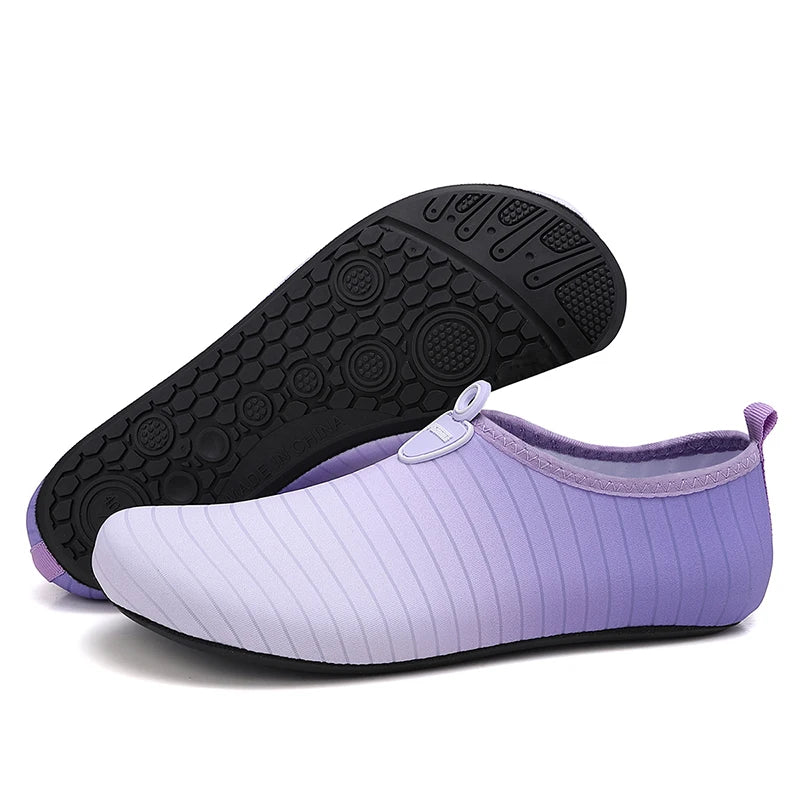 Unisex Water Shoes Soft Beach Non-Slip Aqua Shoes Quick Dry Breathable Swimming Diving Snorkeling Sneaker Socks Slipper