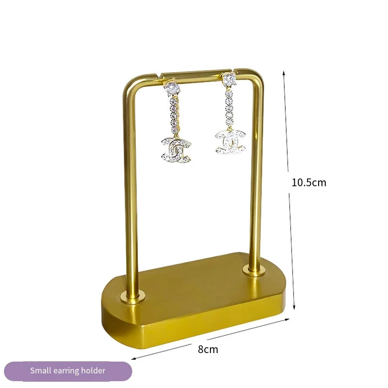 Metal Jewelry Display Stand ,Purple Velvet Organizer Props,Rings Necklaces Bracelets Holder for Trade Show,Store Window Storage