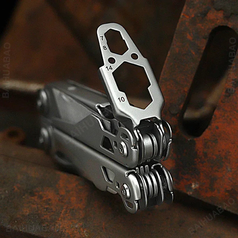 BHBT 19 in 1 Multitool Pliers Folding Knife Multi Tool Hoxagon Wrench Outdoor Camping EDC Tool Home Repair Maintenance