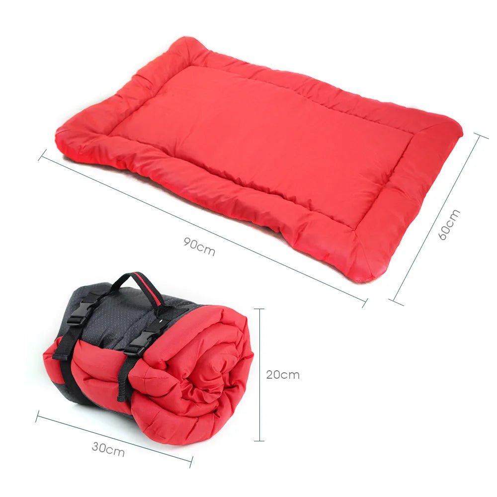 Waterproof Foldable Portable Pet Bed Mat Cushion for Dog Cat Outdoor Travel Camping Car Seat Pad Washable Durable