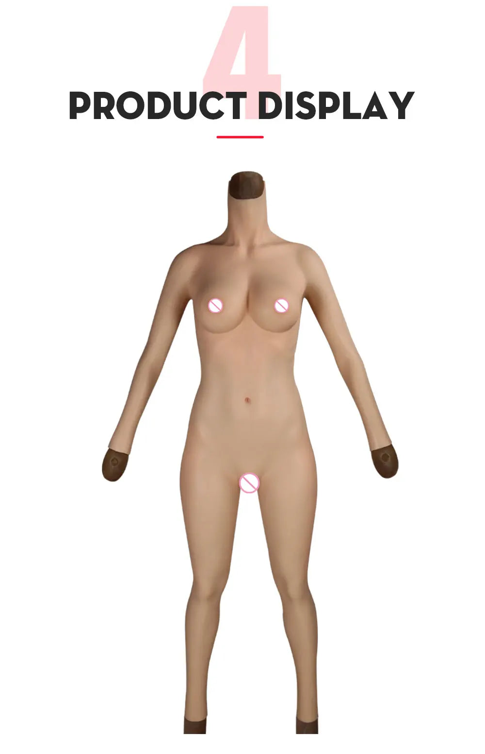 Eyung Full Body Silicone Onesie No Oil Crossdresser Sissy  Shemale Drag Queen Silicone Bodysuit  Silicone Breast Forms Suit