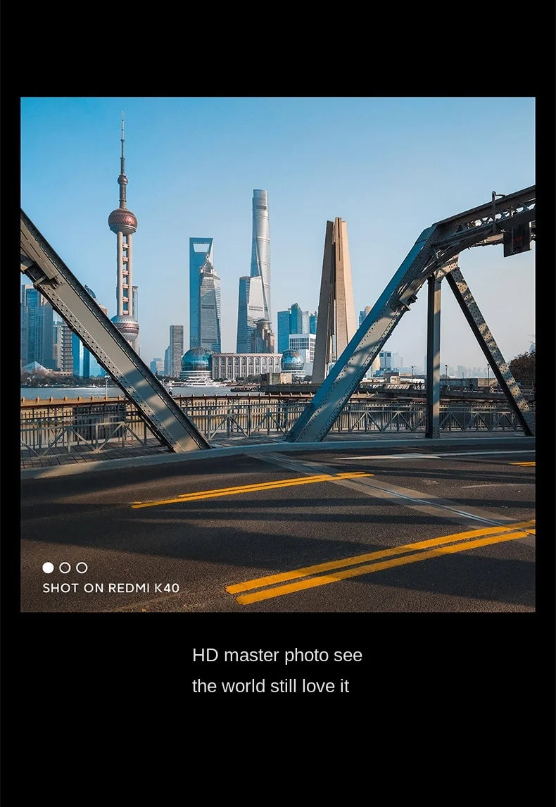 Global Version Xiaomi Redmi K40 Pro Smartphone cecular Snapdragon 888 6.67inch 120Hz E4 AMOLED Display 64MP 33W Fast used phone