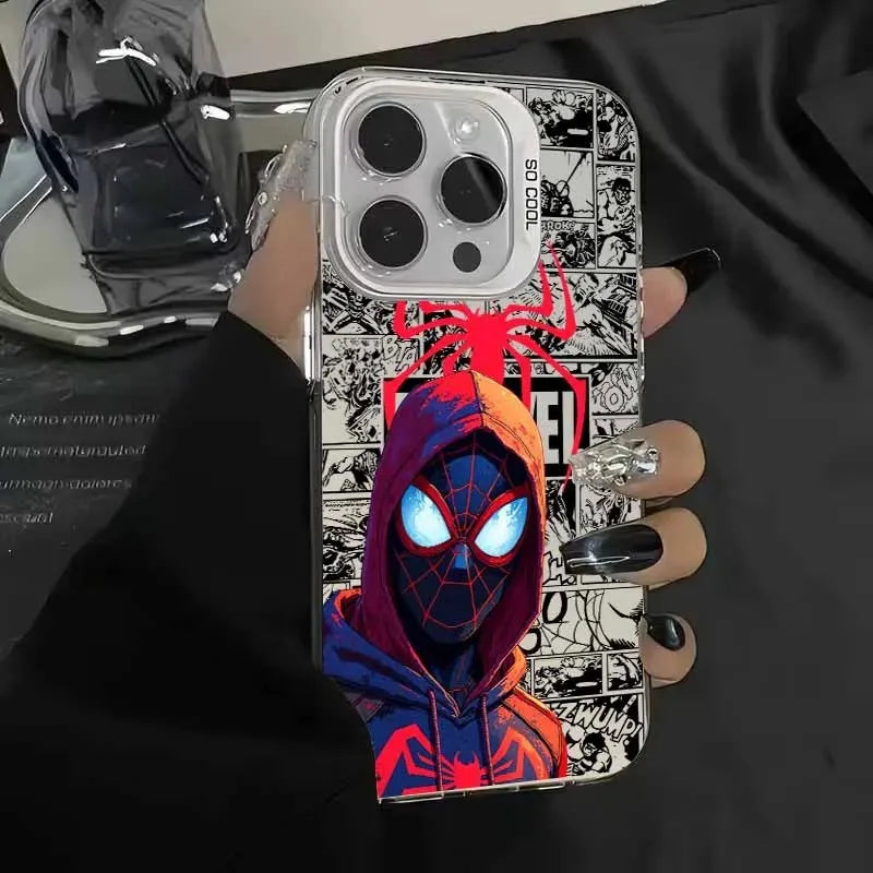 Cute S-Spiders Mens Phone Case For iPhone 17 17e 16e 16 15 14 13 12 11 mini ProMax X XR XSMAX 8 7 Air Plus Anti Fall Matte Cover