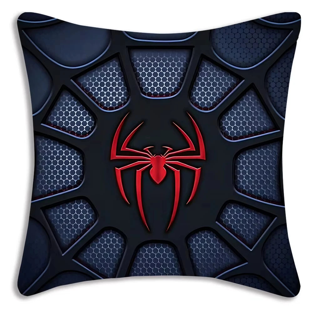 MINISO Cartoon Anime Spider-Man Pillow Covers Decorative Home Double-sided Print Square Pillow Living Room Decoration Pillowcase