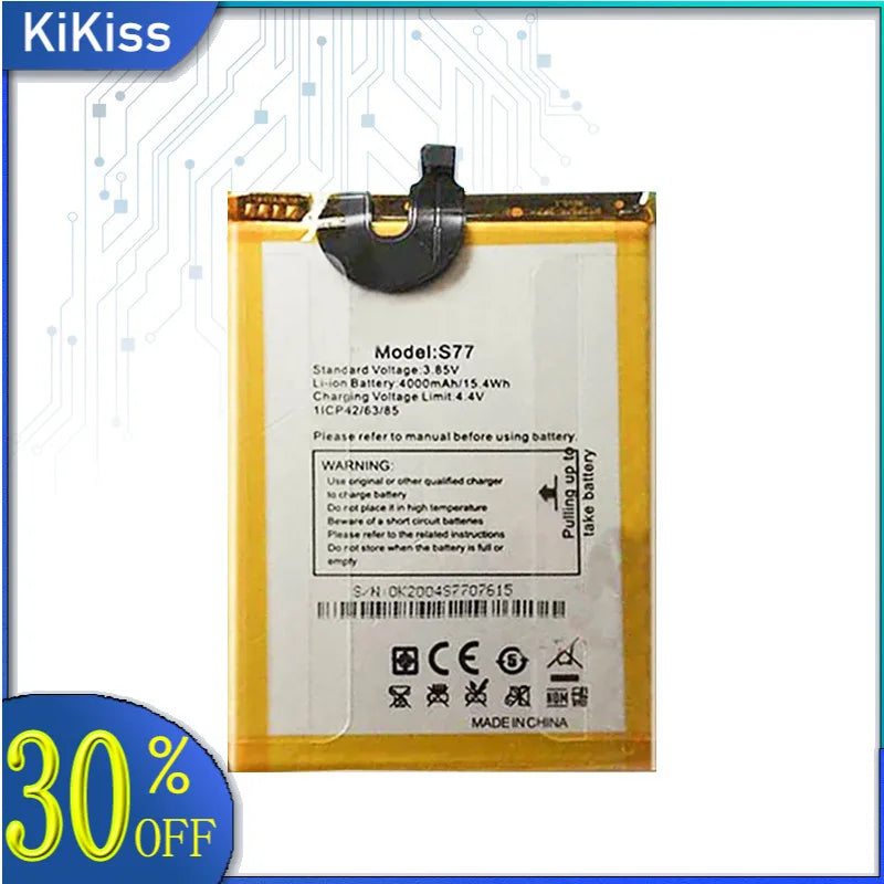 Battery for Oukitel U25 U20 U16 U15 U11 U7(pro Plus MAX) U22 U18 U10 C21 C18 C17 C15 C12 C11 C5 S70 Pro C25 C10 C8 C4 C2 S80 S77