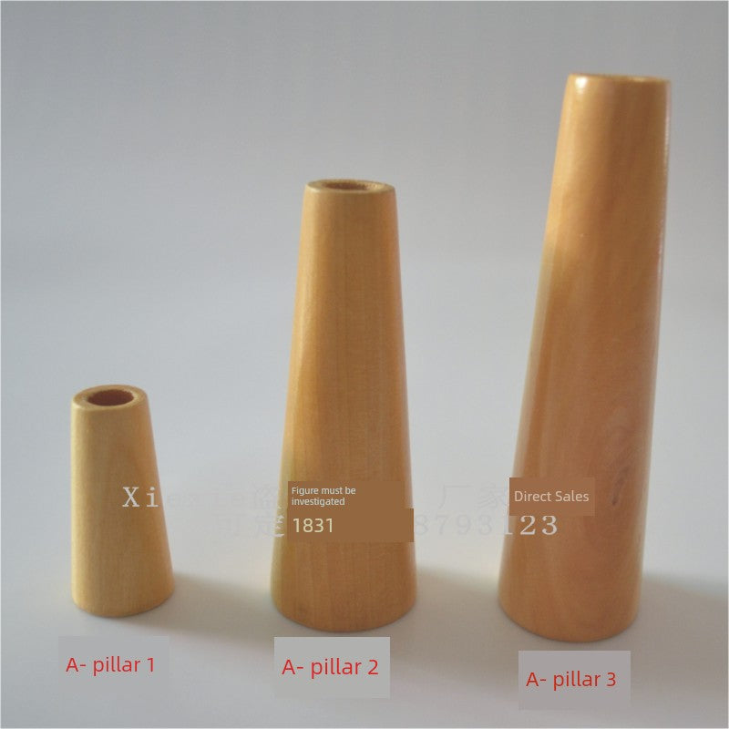 Wooden Solid Wood Oak Chassis DIY Lamp Holder Base Lamp Post Log round and Square Creative Lamp Lighting Accessories