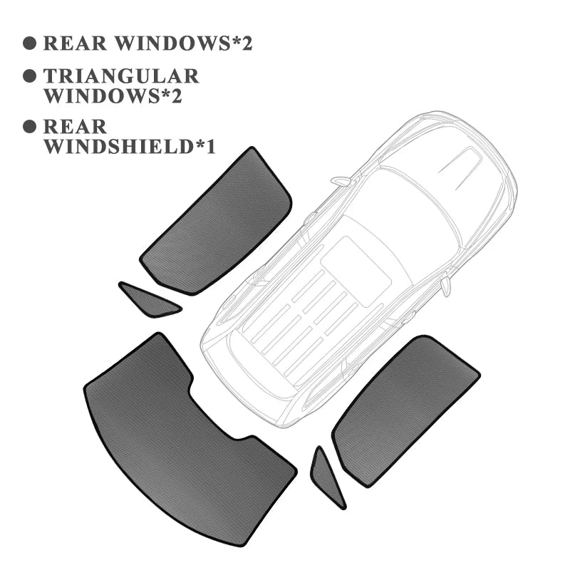 For Lexus GX 2024 2025 Land Cruiser Prado J250 LC250 Magnetic Car Sunshade Front Windshield Curtain Rear Side Window Sun Shade