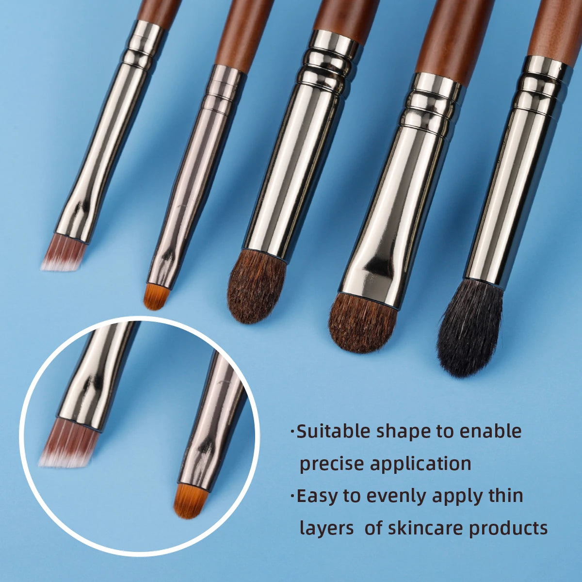 OVW Makeup Brushes Natural Hair Foundation Powder Eyeshadow Contour Professional Makeup brush Set Kit maquiagens