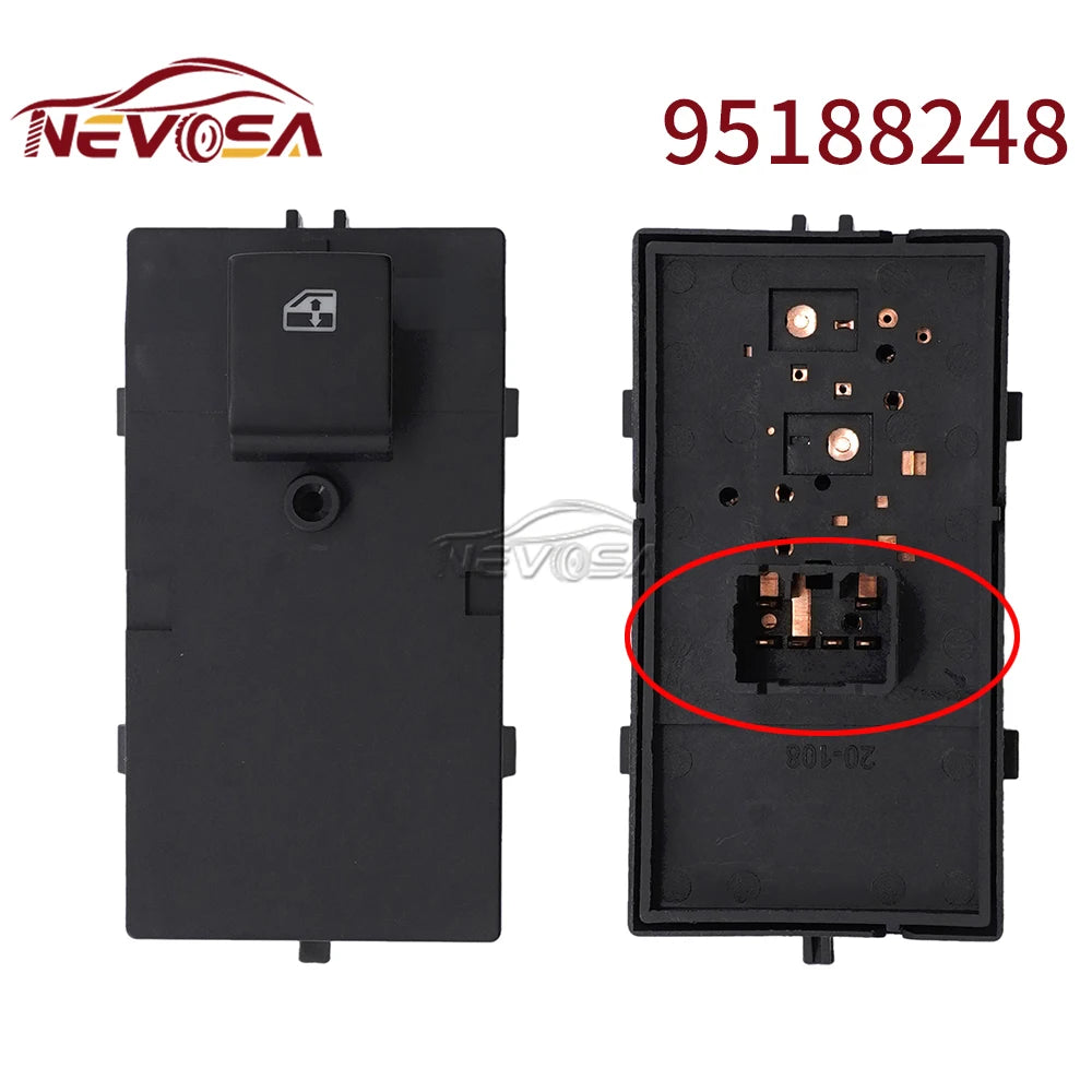 Power Electric Car Window Switch Button 95188247 For 2011-2013 Chevrolet Aveo Prisma Onix Spin Cobalt General Motors 95460075
