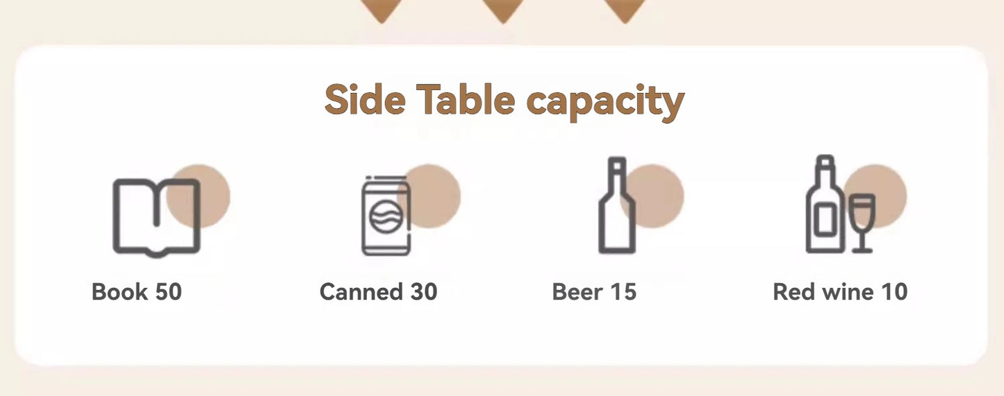 Sofa side table, movable coffee table, small cart, living room small table, bedside side cabinet with wheel storage rack