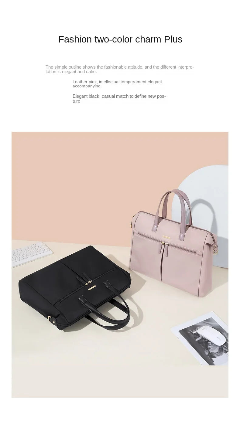 GOLF Women's Business Bags Briefcases Laptop 15 Inch Bag Commuter Handbag Lady Casual College Shoulder Bags for Women Trend 2024