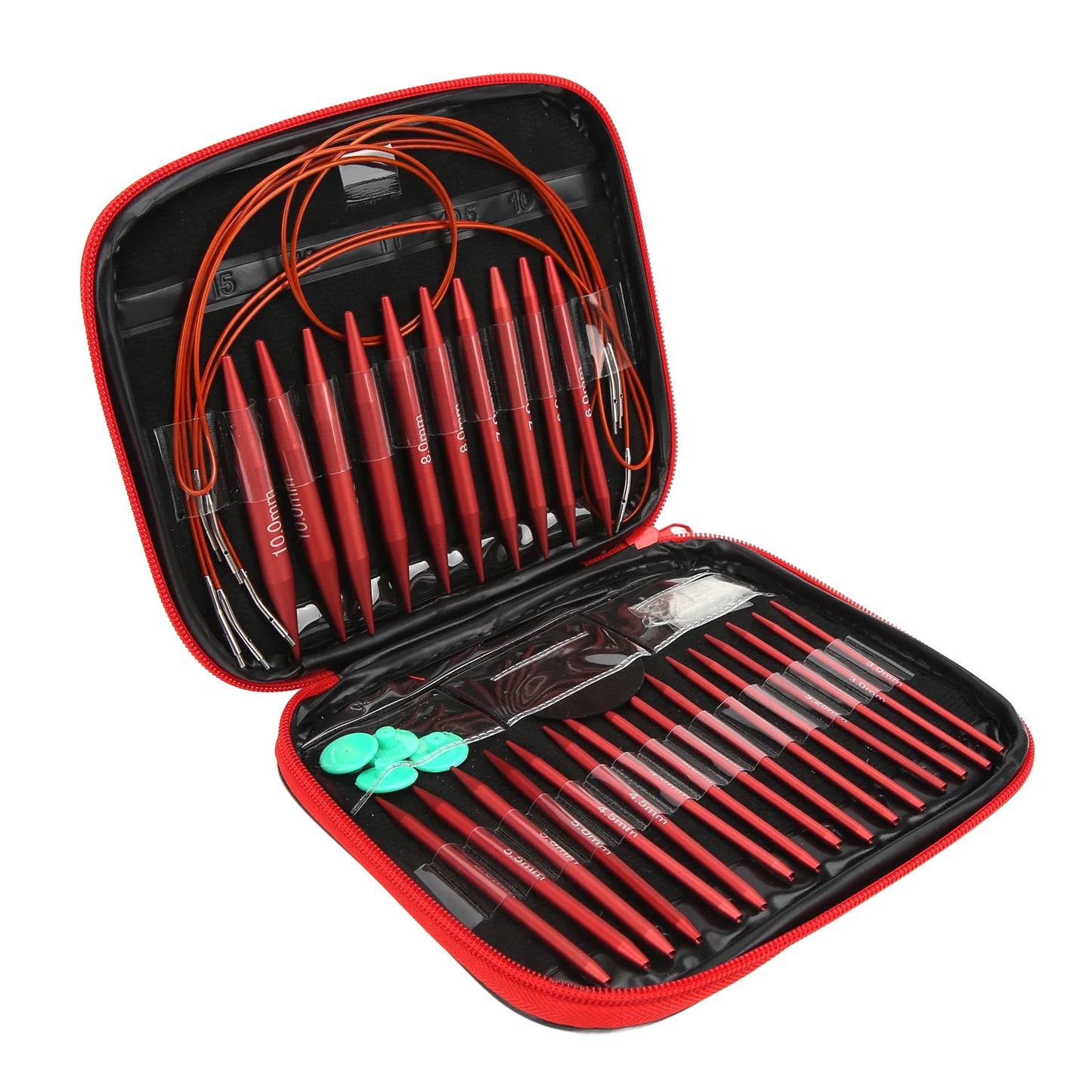 Crochet Hooks Multifunctional Interchangeable Knitting Needles Set Various Sizes Available for Hats for Socks  for