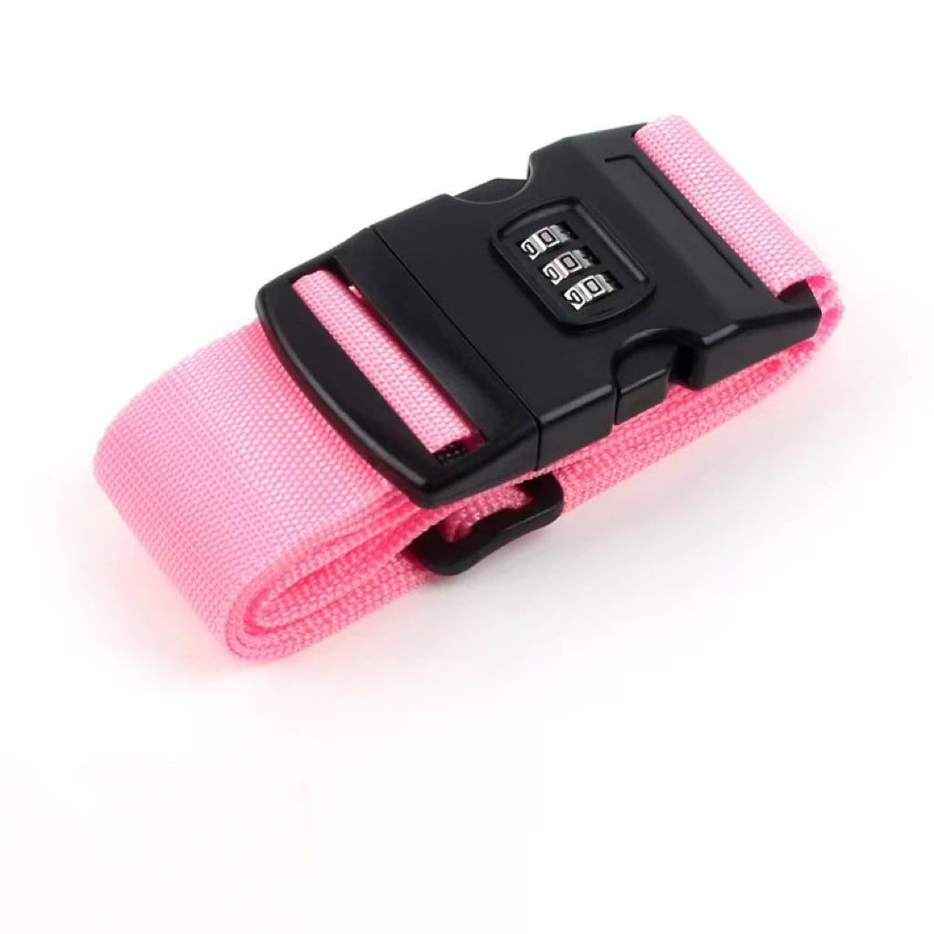 Adjustable Luggage One Word Packing Luggage Belt Portable Flexible Safe Travel Essential Luggage with Luggage Accessories