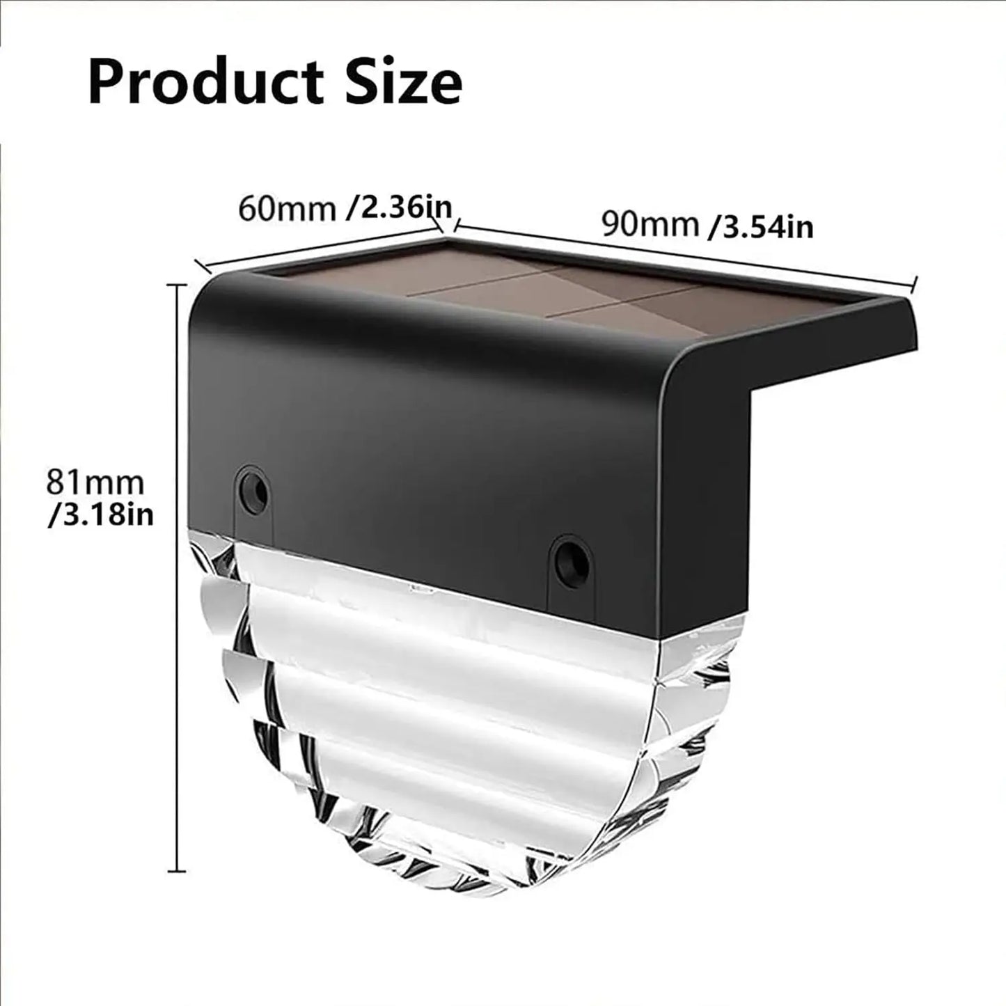 Solar Pool Lights Step Lights Outdoor Poolside Solar Light with Timer Offfor for Outside Stair Fence Step Pool Backyard Decor