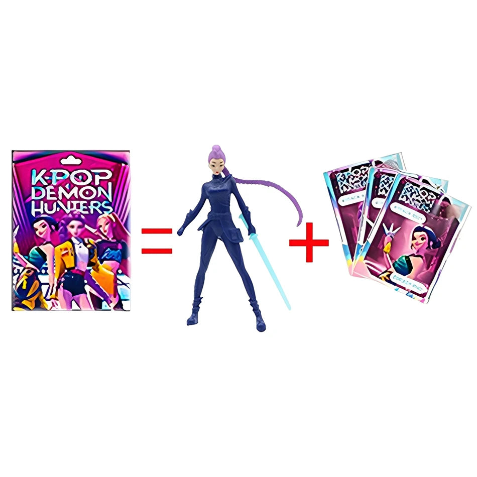 Anime Movie Blind Box K-POP Witch Hunt Super Idol Rumi Mira Zoey Demon Hunter Mini Figurine PVC Model Birthday Gift Blind Box