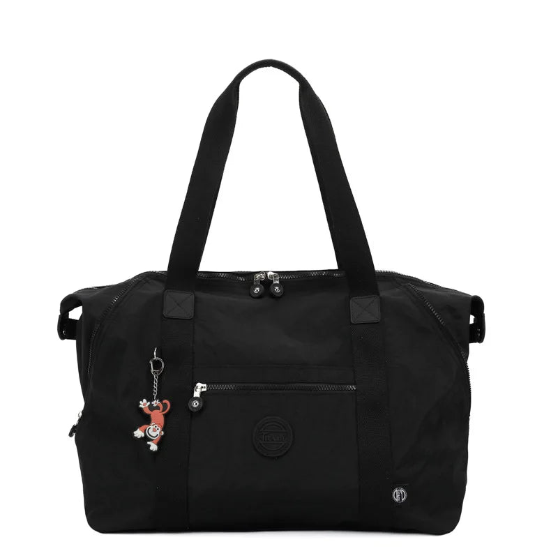Women Lightweight Large-Capacity Travel Bag Handbags Female Nylon Shoulder Beach Bag Girl Top-handle Casual Tote Purse