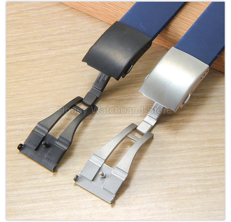 Flexible Comfortable Silicone Bracelet for Tissot T-Touch Blue Orange T013 T047 T121 Watchband Special Interface Sweat Resistant