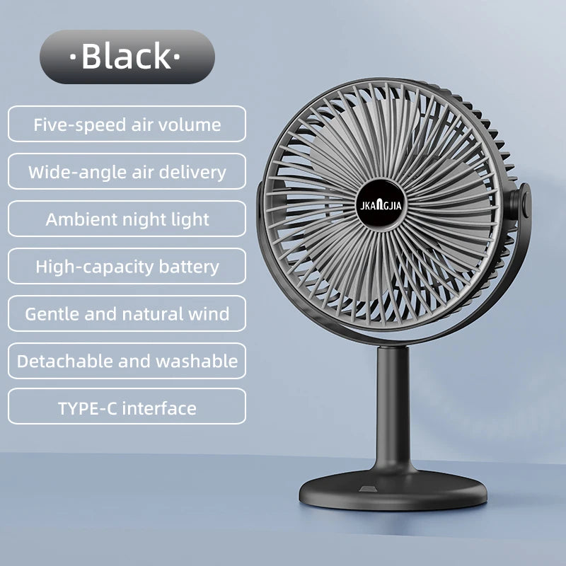 Small Electric Fan Home Dormitory Office Desktop High Wind Fan Portable Cooling fan Table Air circulators Fans Air Cooler