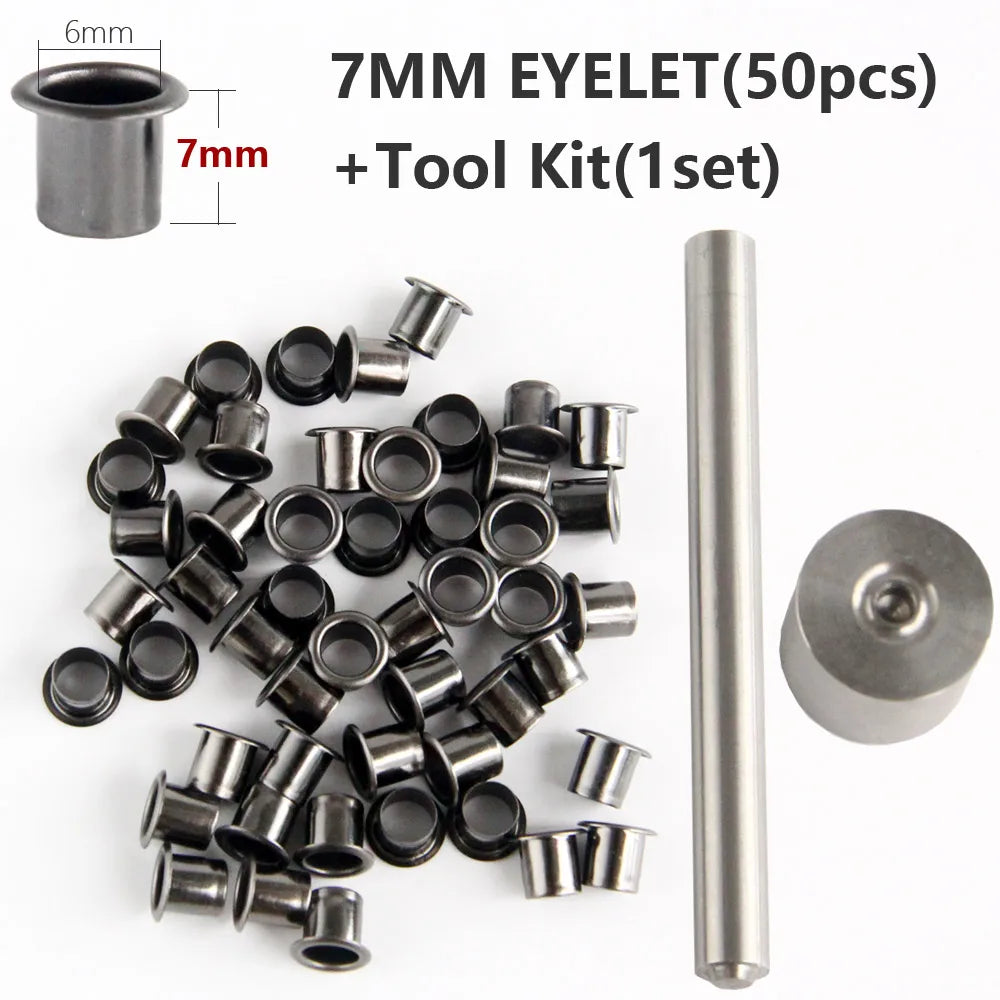 Kydex Tool Setter Set Kit with Anvil and Eyelets Rivet for DIY Sheath Holster