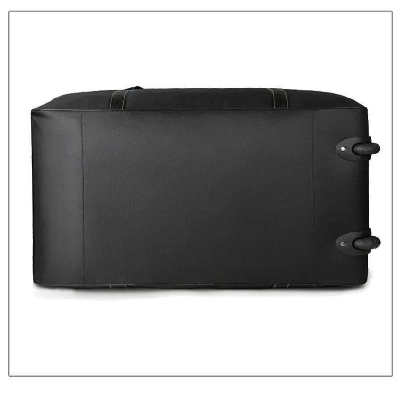 Large Capacity Trolley Bags with Wheels Foldable Luggage Wheeled Bag Travel Suitcase Waterproof Handbag Weekend Rolling Luggage