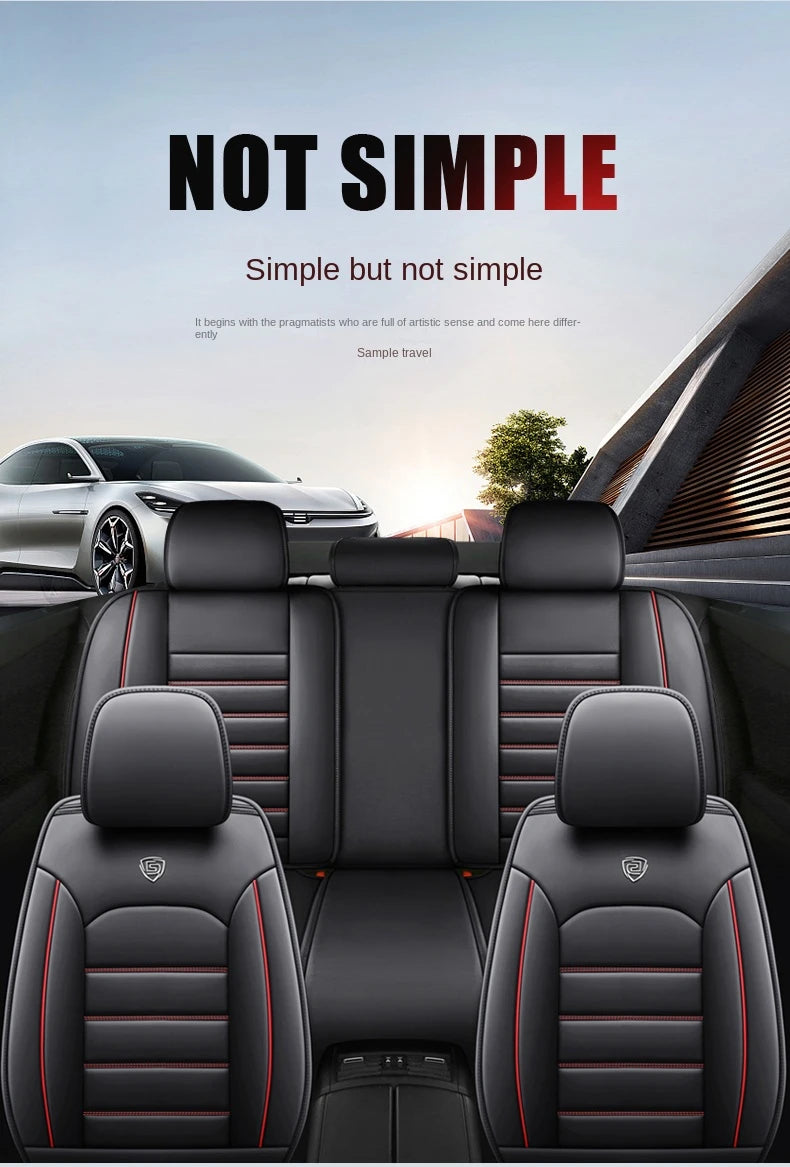 Universal Style Car Seat Cover for Volkswagen Touareg Golf ID3 ID4 X T-Cross Car Accessories Interior Details Seat Protector