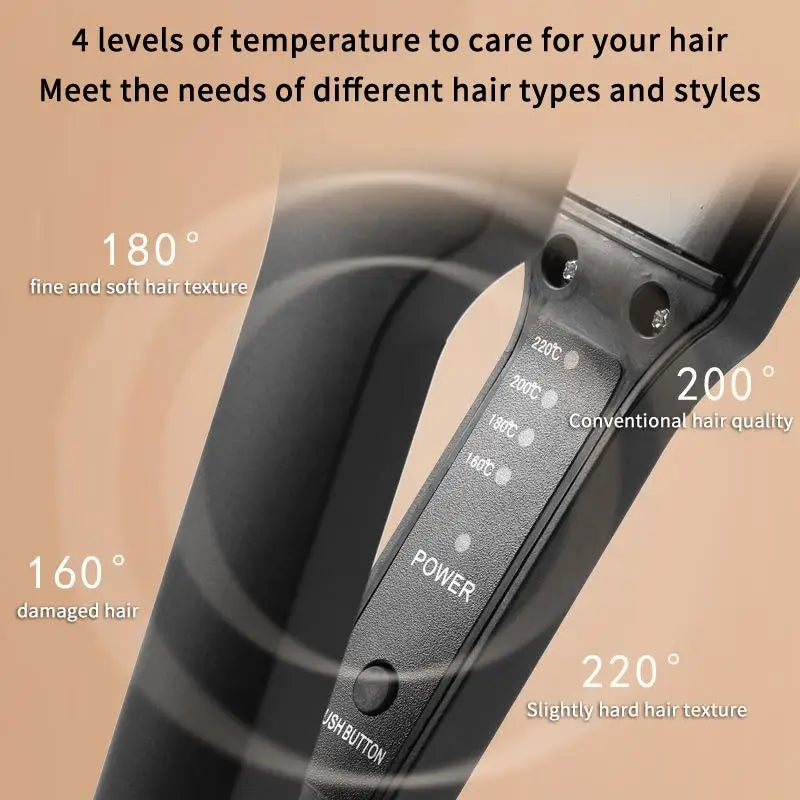 Professional Hair Straightener Curler Crimper Ceramic Corrugated Curling Iron Hair Styler Electric Corrugation Wave Styling