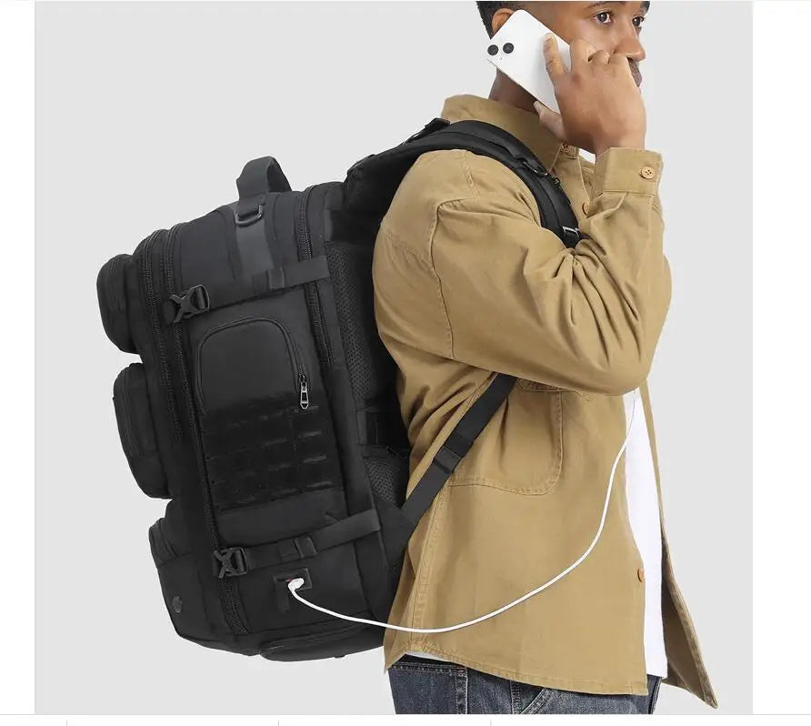 Men Travel Laptop Backpack for Men Women Large Capacity Carry on Backpack Sports Gym Bag with Shoe Compartment Travel Laptop Bag