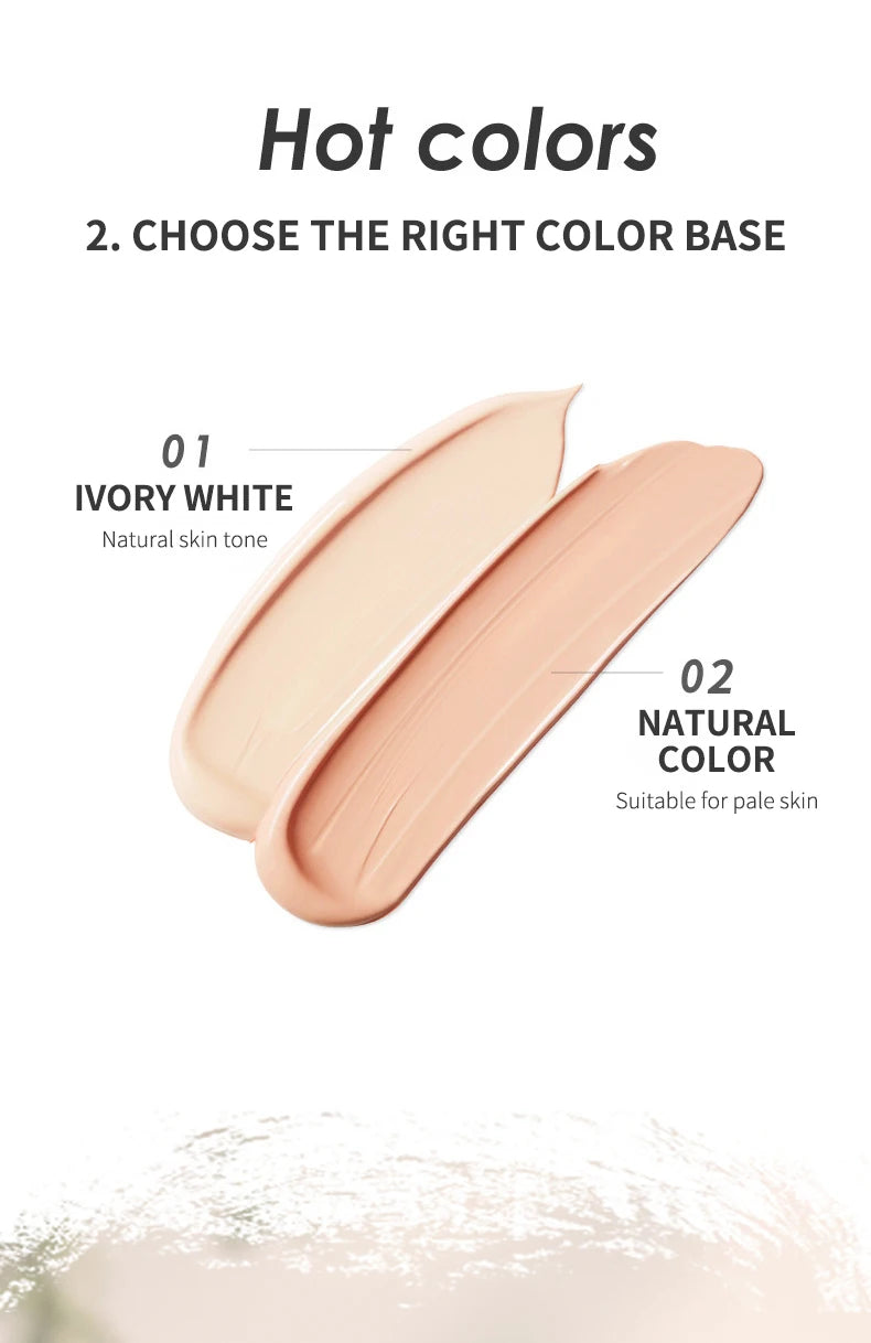 OCHEAL Whitening BB Cream Foundation Cream for Face Makeup Concealer Air Cushion for Girl Make Up Facial Beauty Original Makeup