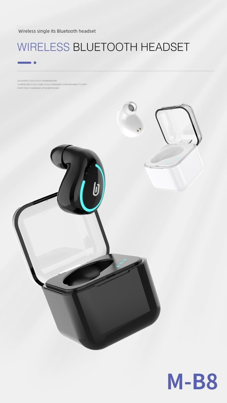True Wireless Bluetooth Headset High Quality Noise Reduction in-Ear Sports Game Ultra-Long Life Battery Sound Quality Super Good for Boys and Women