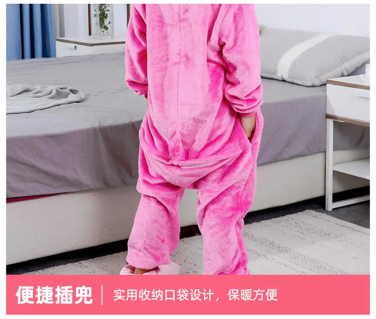 Stitch Animal Onesie Pajamas Warm Winter Sleepwear For Couples Students Performance Costume Cute Cartoon