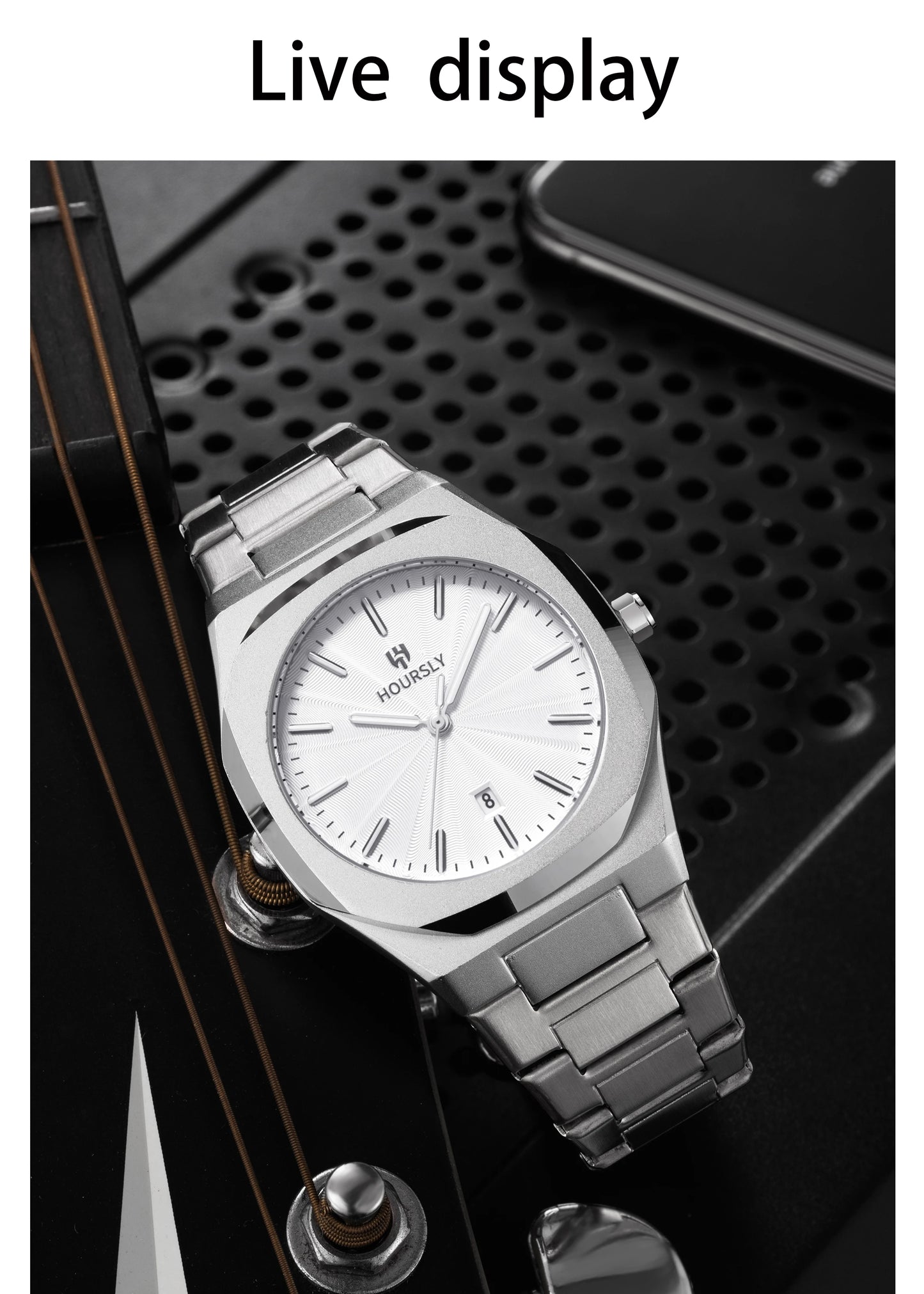 2025 New Watches For Man Original Top Brand All Black Stainless Steel Men's Wristwatch Classic Business Waterproof Movement