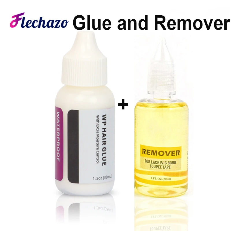 Strong Hold Lace Wig Glue With Remover Set Waterproof Wig Glue For Front Lace Wig Transparent Lace Adhesive For Hair Replacement