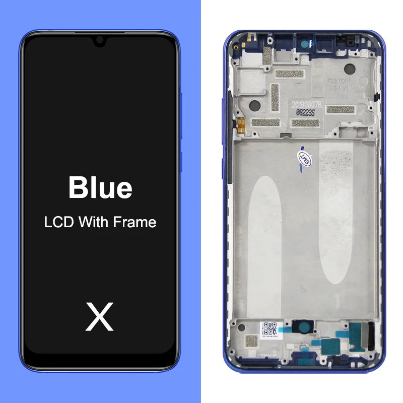 Super AMOLED Mi A3 Screen Replacement, for Xiaomi Mi A3 M1906F9SH Lcd Display Digital Touch Screen with Frame for Xiaomi Mi CC9e